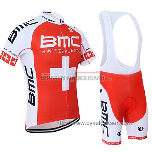 Abbigliamento Ciclismo BMC 2014 arancione e bianco