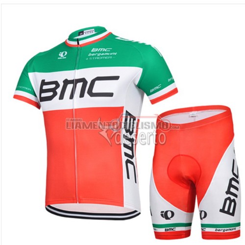 Abbigliamento Ciclismo BMC 2015 arancione e verde