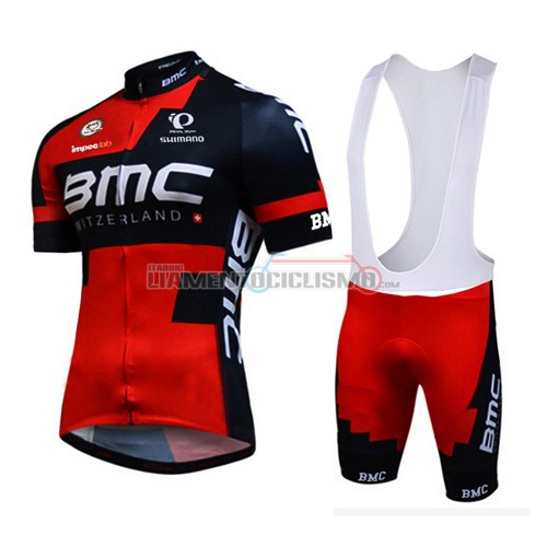 Abbigliamento Ciclismo BMC 2016 rosso e nero