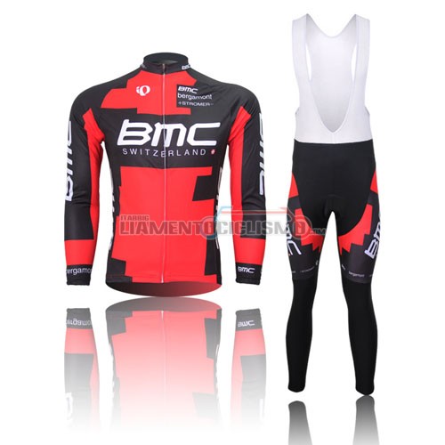 Abbigliamento Ciclismo BMC ML 2013 nero e rosso