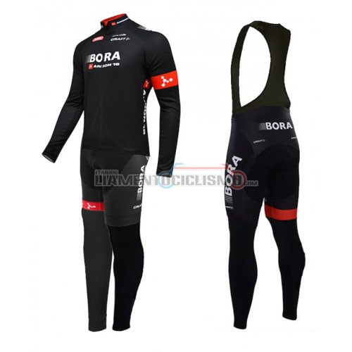 Abbigliamento Ciclismo Bora ML 2016 nero