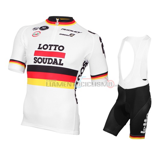 Abbigliamento Ciclismo Lotto 2015 bianco e rosso