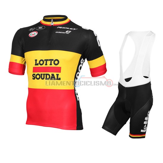 Abbigliamento Ciclismo Lotto 2015 giallo e rosso