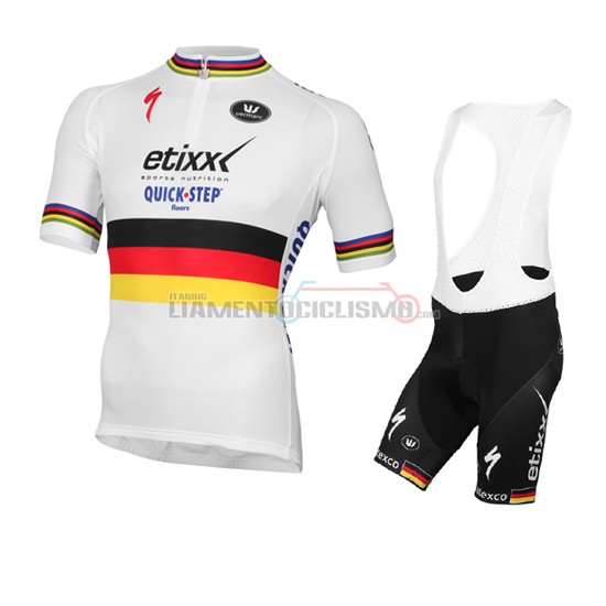 Abbigliamento Ciclismo Quick Step 2016 bianco e rosso