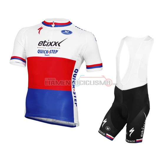 Abbigliamento Ciclismo Quick Step 2016 blu e bianco