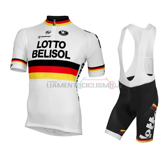 Abbigliamento Ciclismo Lotto 2016 bianco e rosso