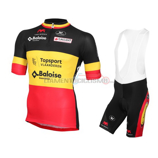 Abbigliamento Ciclismo Topsport 2016 giallo e rosso