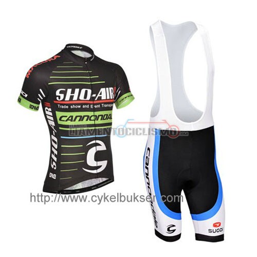 Abbigliamento Ciclismo Canonodale 2014 verde e nero