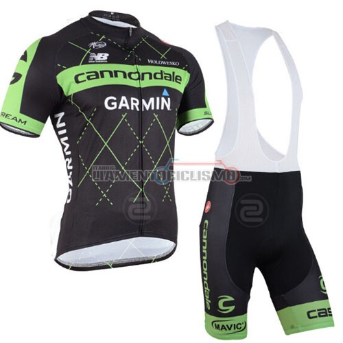 Abbigliamento Ciclismo Canonodale 2015 verde e nero
