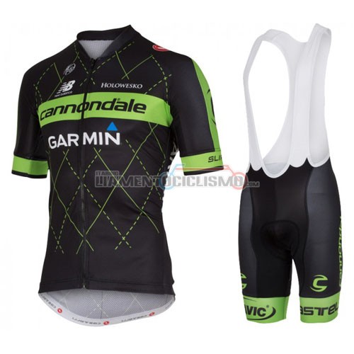 Abbigliamento Ciclismo Cannondale 2016 verde e nero