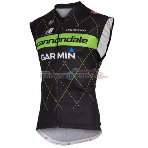 Gilet Antivento Canonodale 2016 nero e verde