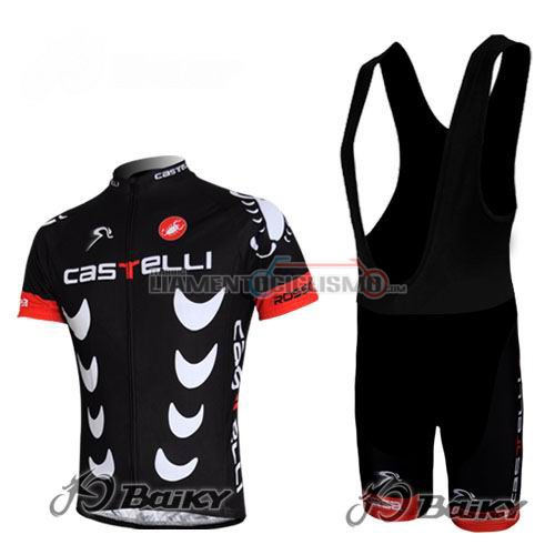 Abbigliamento Ciclismo Castelli 2010 nero e bianco