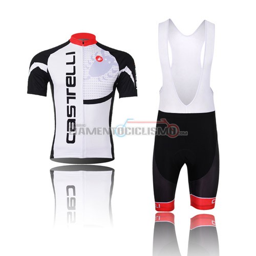 Abbigliamento Ciclismo Castelli 2013 bianco e nero