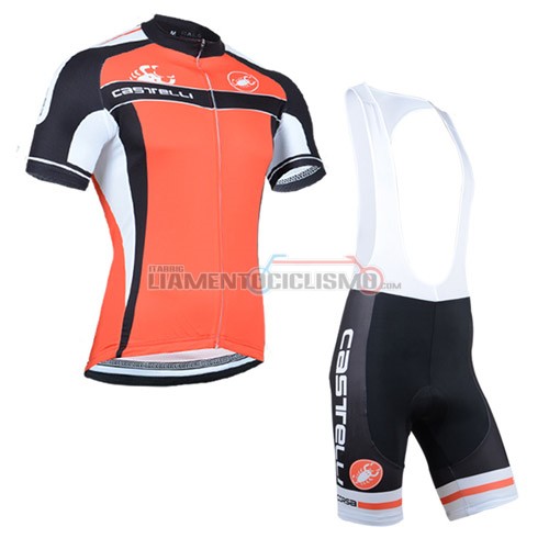 Abbigliamento Ciclismo Castelli 2014 arancione e bianco