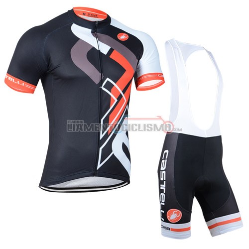 Abbigliamento Ciclismo Castelli 2014 arancione e nero