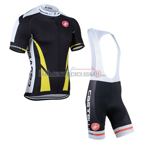 Abbigliamento Ciclismo Castelli 2014 nero e giallo