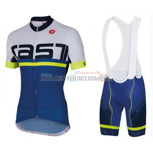 Abbigliamento Ciclismo Castelli 2016 blu bianco
