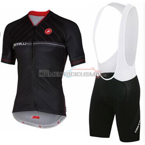 Abbigliamento Ciclismo Castelli 2016 grigio nero