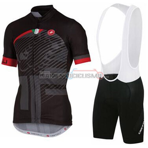 Abbigliamento Ciclismo Castelli 2016 nero e grigio