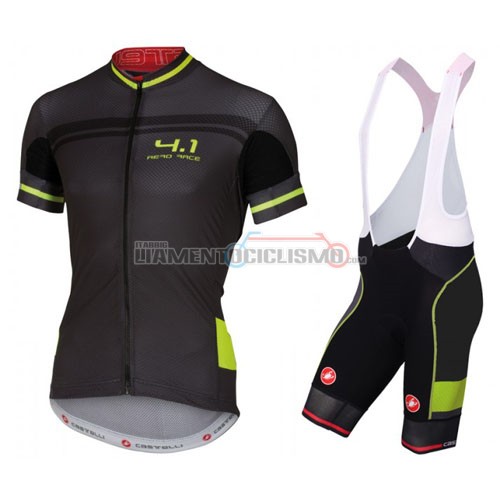 Abbigliamento Ciclismo Castelli 2016 nero e verde