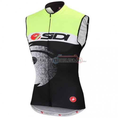 Gilet Antivento SIDI 2016 nero e verde