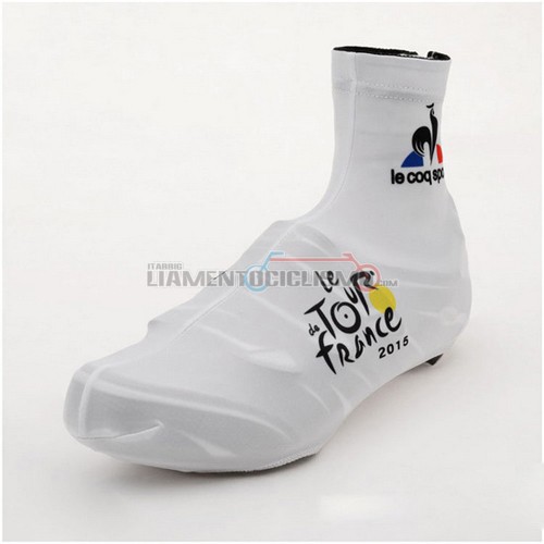 2015 Tour De France Copriscarpe Ciclismo bianco