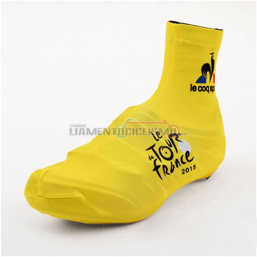 2015 Tour De France Copriscarpe Ciclismo giallo