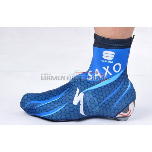 2012 Saxo Bank Copriscarpe Ciclismo