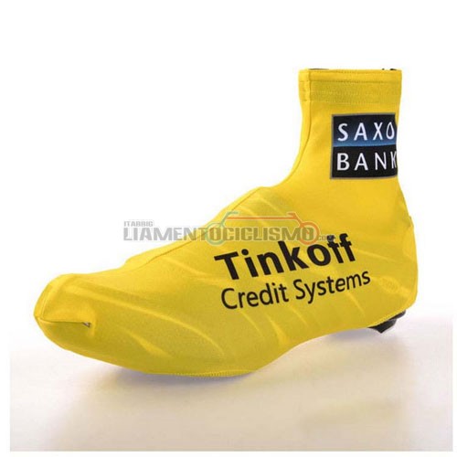 2014 Saxo Bank Copriscarpe Ciclismo