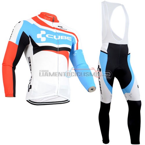 Abbigliamento Ciclismo Cube ML 2014 bianco e celeste