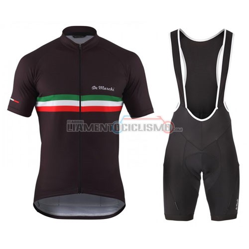 Abbigliamento Ciclismo De Marchi 2016 nero e verde