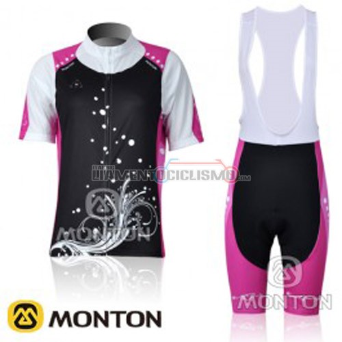 Donne Abbigliamento Ciclismo MONTON 2011 fuxia e nero