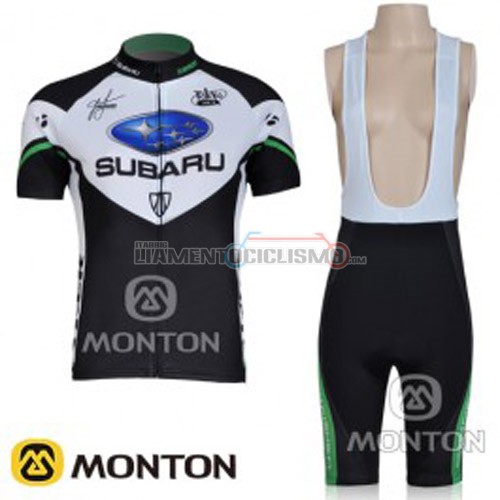 Donne Abbigliamento Ciclismo Subaru 2011 nero e bianco