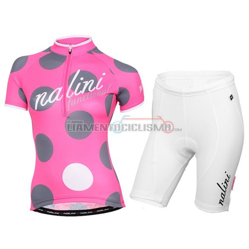 Donne Abbigliamento Ciclismo Nalini 2015 fuxia e grigio