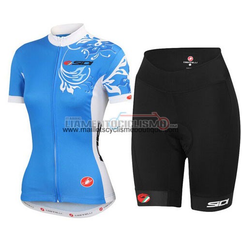 Donne Abbigliamento Ciclismo SIDI 2015 blu e bianco