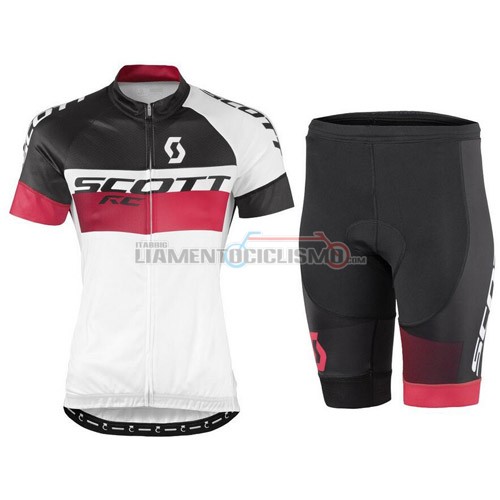 Donne Abbigliamento Ciclismo Scott 2016 nero e bianco