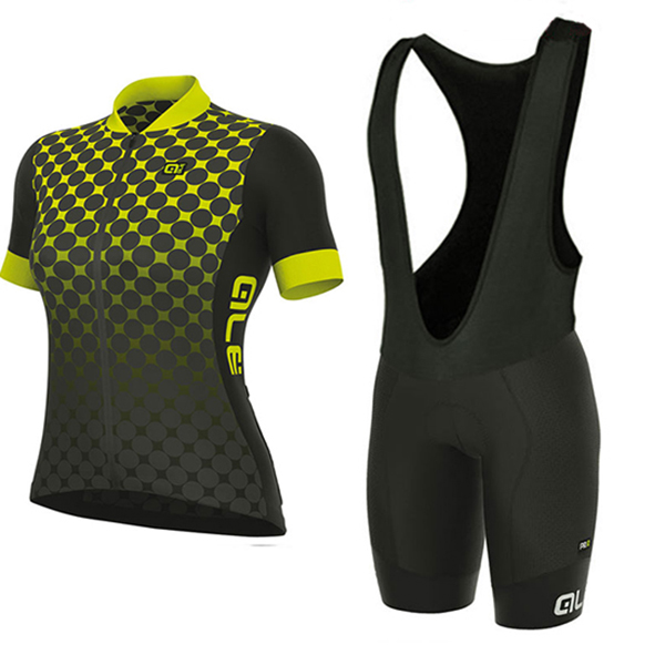 Abbigliamento Ciclismo Donne ALE Excel Bolas 2017 Nero e Giallo