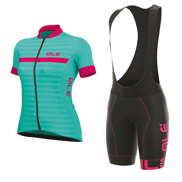 Abbigliamento Ciclismo Donne ALE Excel Riviera 2017 Azzurro e Rosa