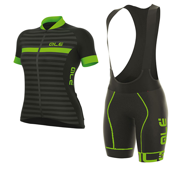 Abbigliamento Ciclismo Donne ALE Excel Riviera 2017 Nero e Verde