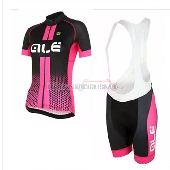 Abbigliamento Ciclismo Donne ALE Manica Corta 2018 Rosa