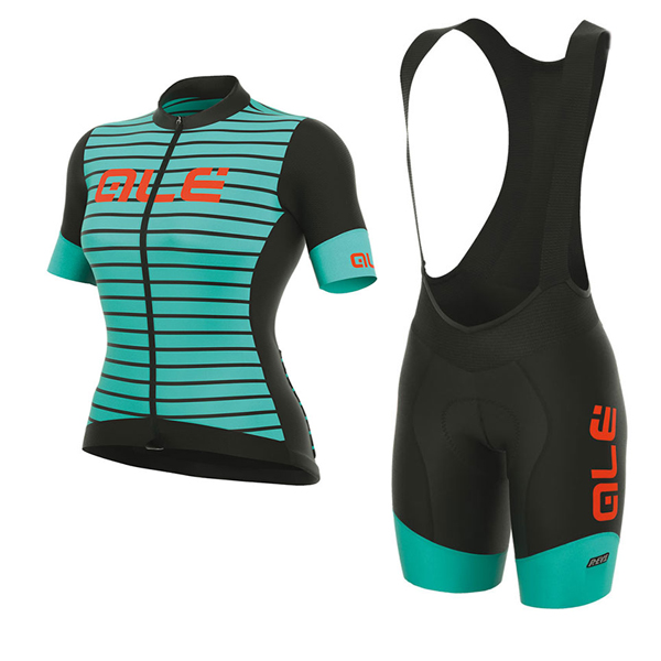 Abbigliamento Ciclismo Donne ALE R-EV1 Marina 2017 Azzurro e Nero