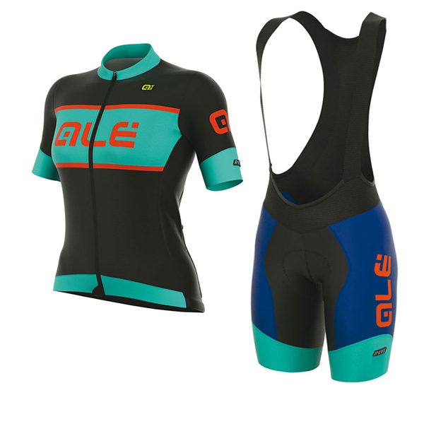 Abbigliamento Ciclismo Donne ALE R-EV1 Master 2017 Nero e Azzurro