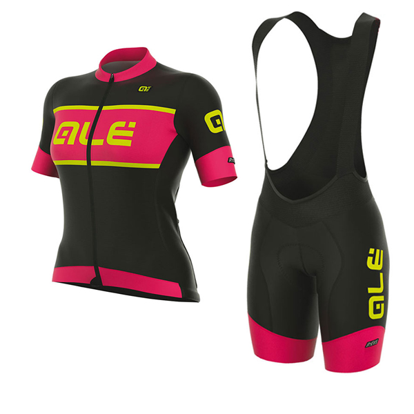 Abbigliamento Ciclismo Donne ALE R-EV1 Master 2017 Nero e Rosso