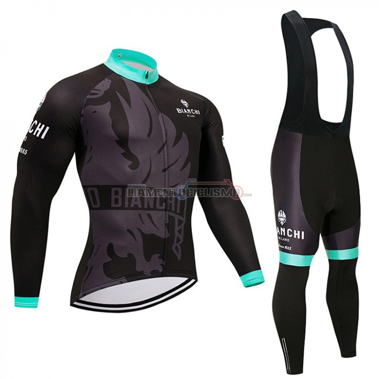 Abbigliamento Ciclismo Bianchi ML 2018 Nero e Blu