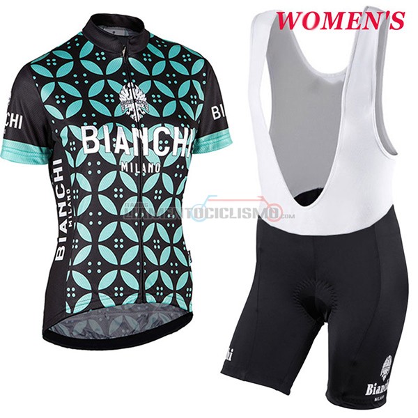 Donne Abbigliamento Ciclismo Bianchi 2017 verde