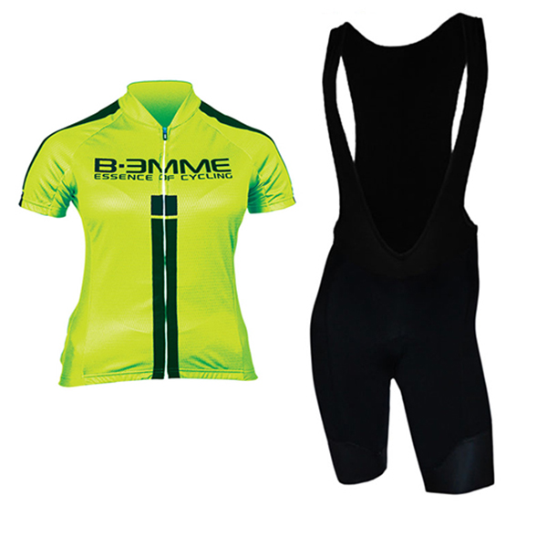 Abbigliamento Ciclismo Donne Biemme 2017 Verde e Nero