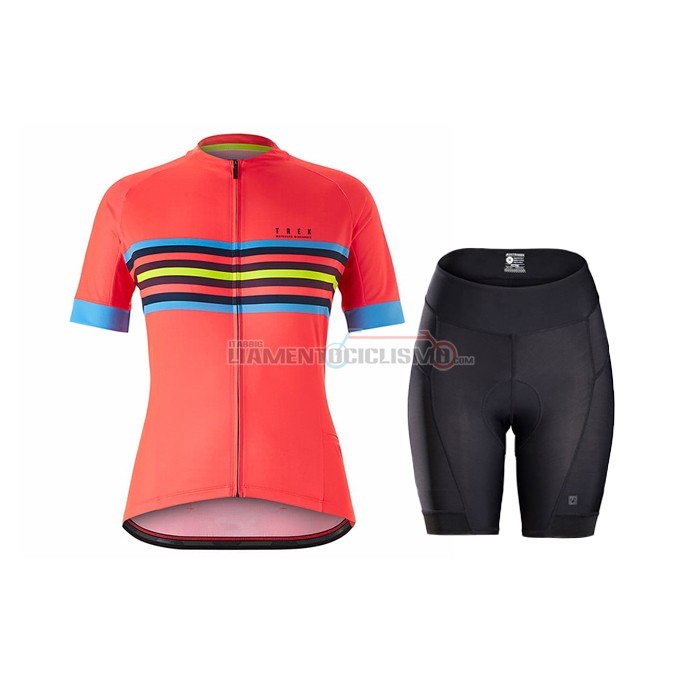 Abbigliamento Ciclismo Donne Bontrage Manica Corta 2021 Arancione
