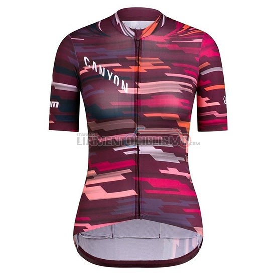 Abbigliamento Ciclismo Donne Canyon Manica Corta 2019 Rosso