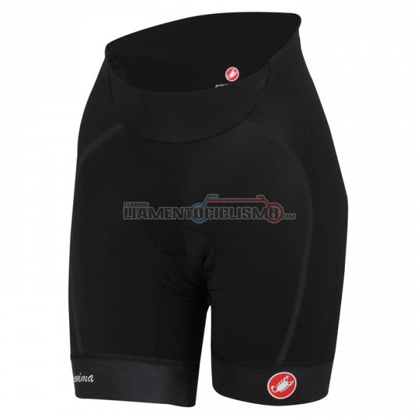 2017 Abbigliamento Ciclismo Donne Castelli Manica Corta Nero