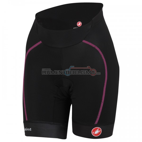 2017 Abbigliamento Ciclismo Donne Castelli Manica Corta Rosa